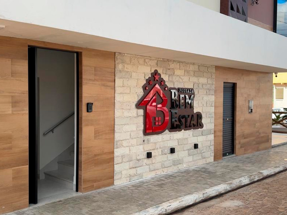 Lateral da pousada