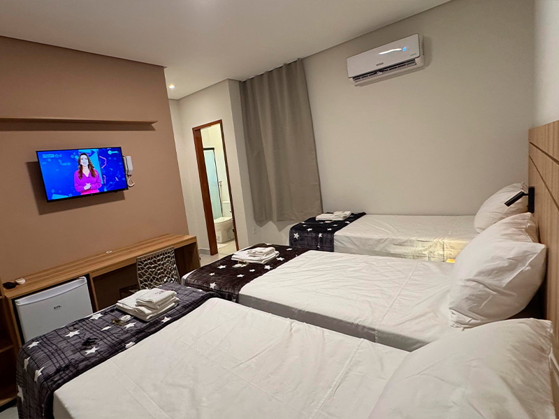 Quarto Triplo Solteiro